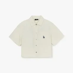 Puff Sleeve Poplin Shirt